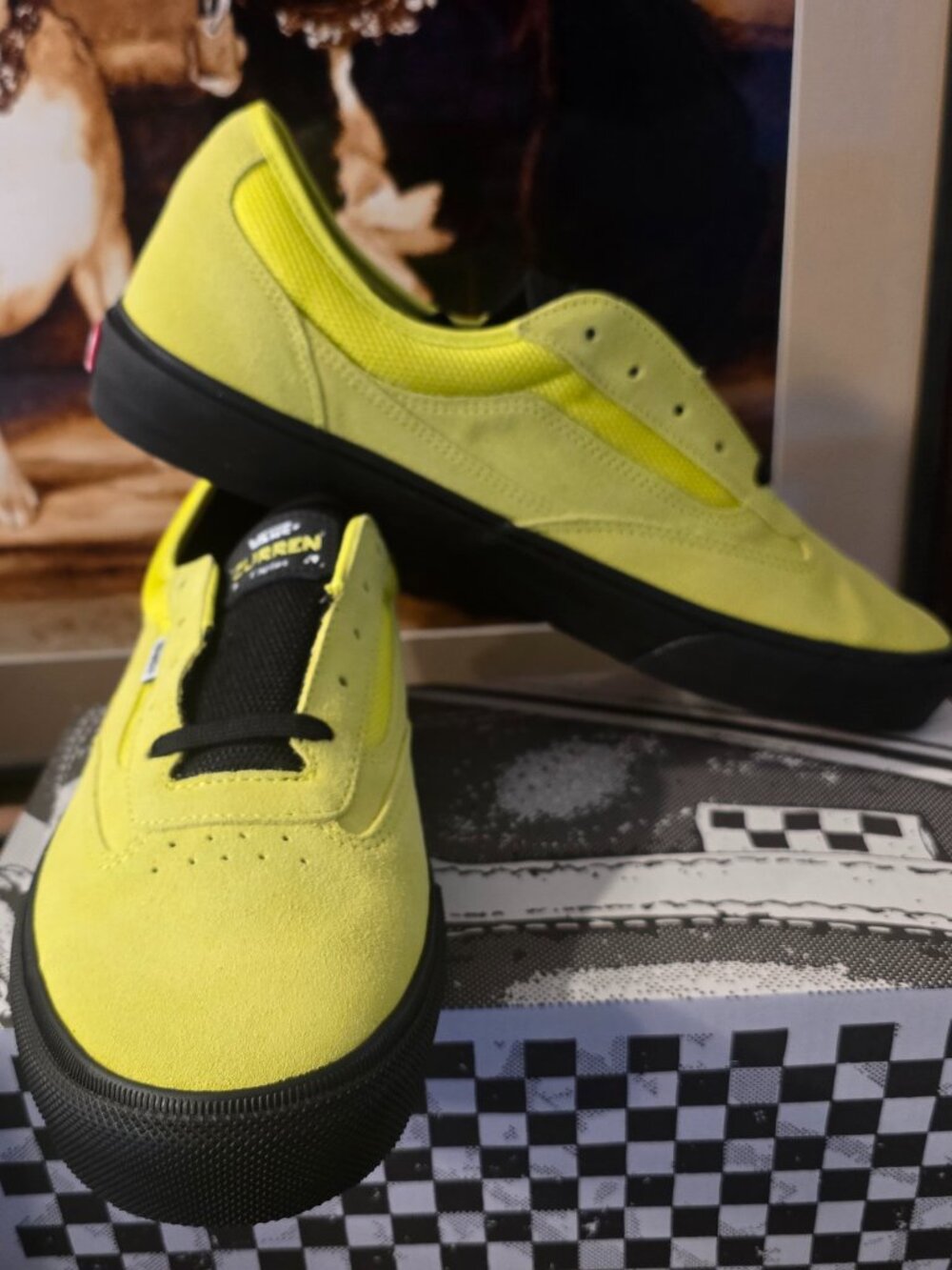 VANS Skate Curren Caples VN000D85H81 Yellow / Black BRUCE LEE COLORWAY SZ 10 NEW